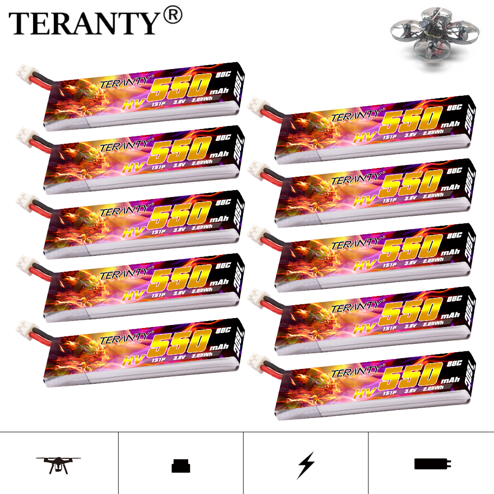 Fpv Drone Quadcopter - TERANTY HV 1S 3.8V 550mAh 80C/160C