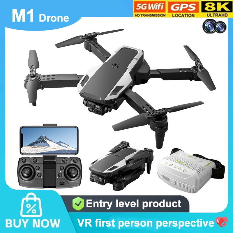 M1 Foldable Drone HD Camera Op - Fpv Drone Goggles recensione e prezzo