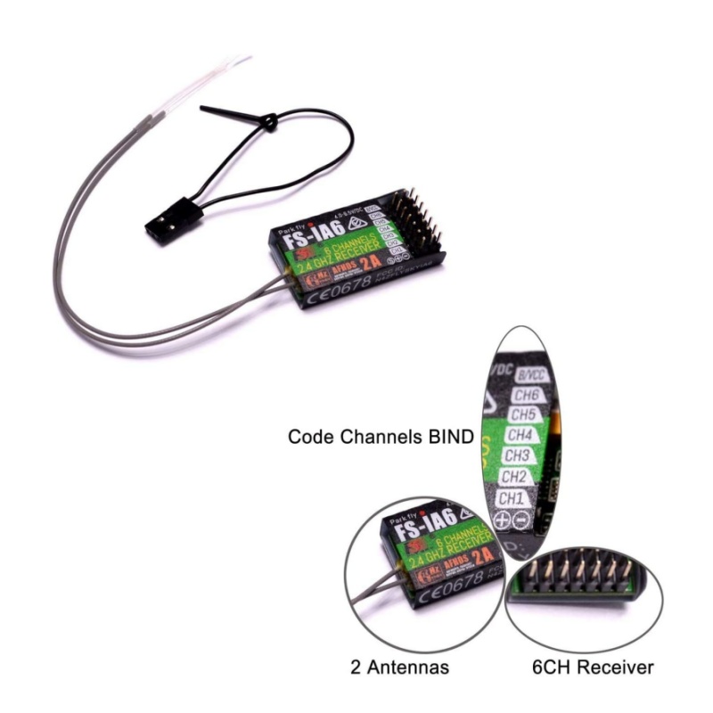 Flysky FS-IA6 Receiver 6CH Dua - Fpv Drone Battery recensione e prezzo
