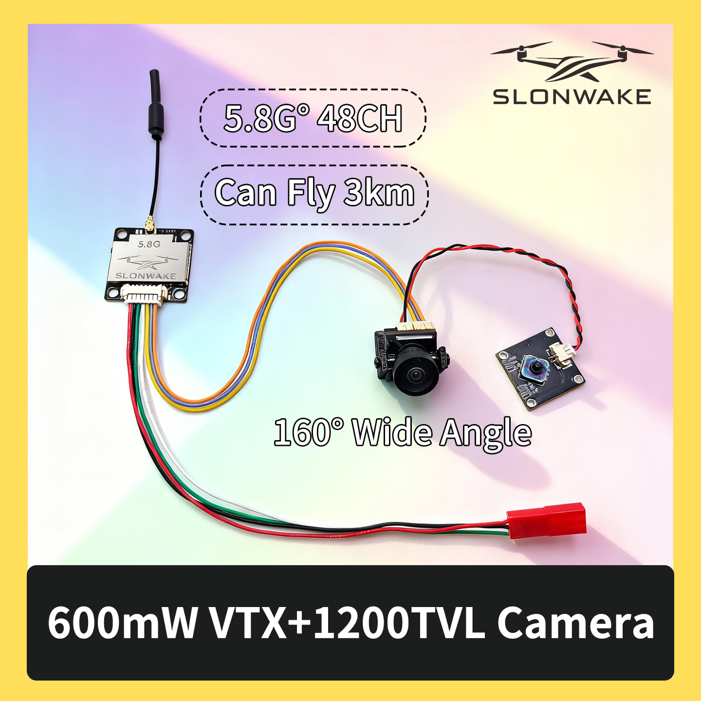 SLONWAKE 5.8G 600mW 7-24V FPV  - Fpv Drone Transmitter recensione e prezzo
