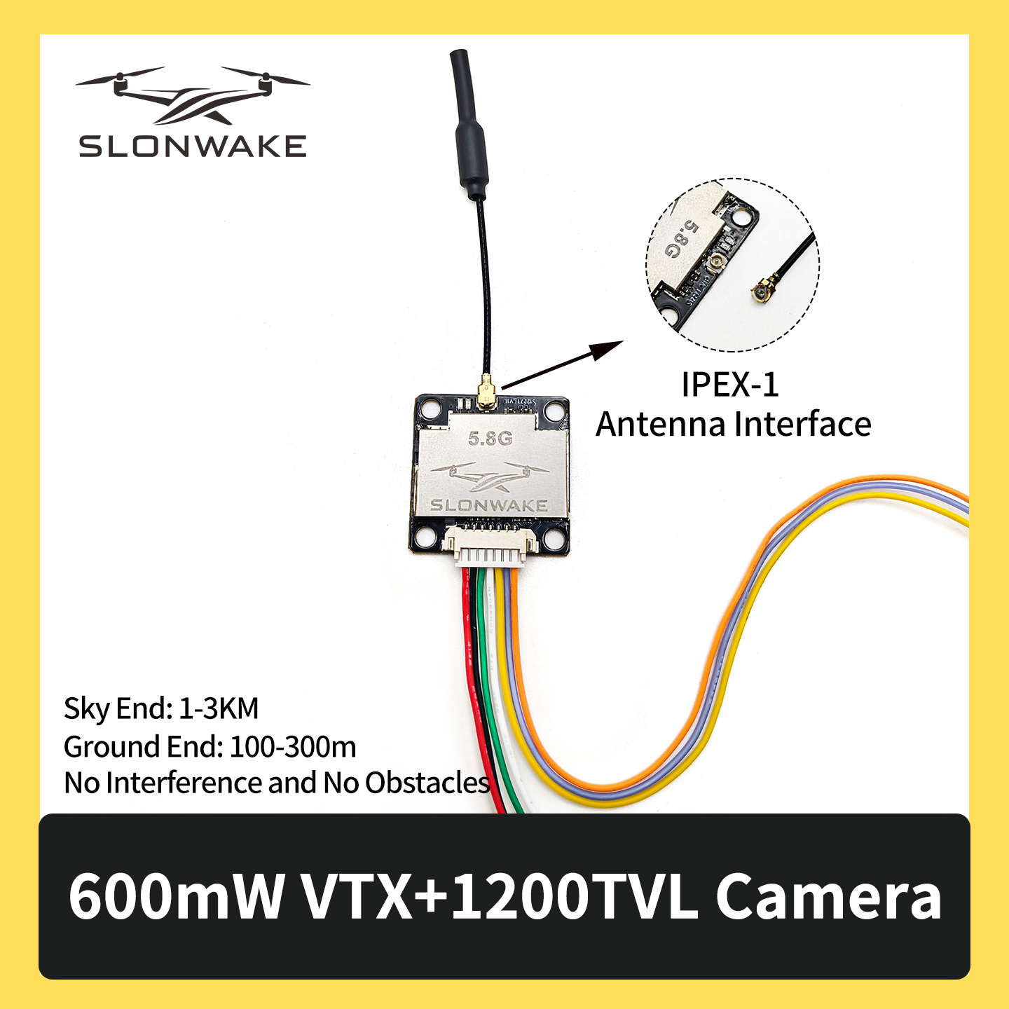 SLONWAKE 5.8G 600mW 7-24V FPV  - Fpv Drone Transmitter recensione e prezzo