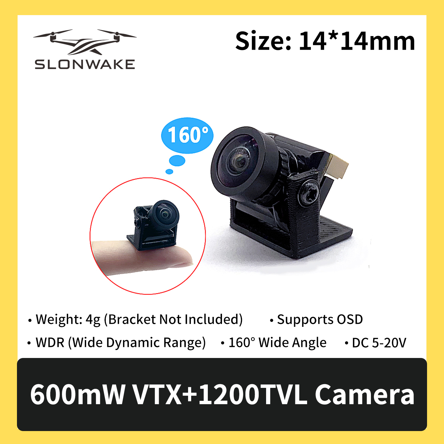SLONWAKE 5.8G 600mW 7-24V FPV  - Fpv Drone Transmitter recensione e prezzo