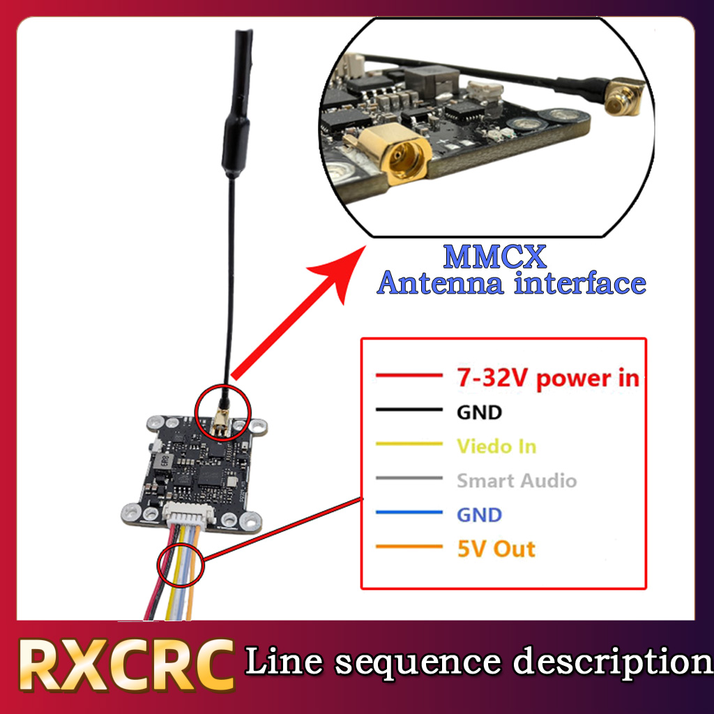 RXCRC 5.8G Module 48CH 1.6W VT - Fpv Drone Camera recensione e prezzo