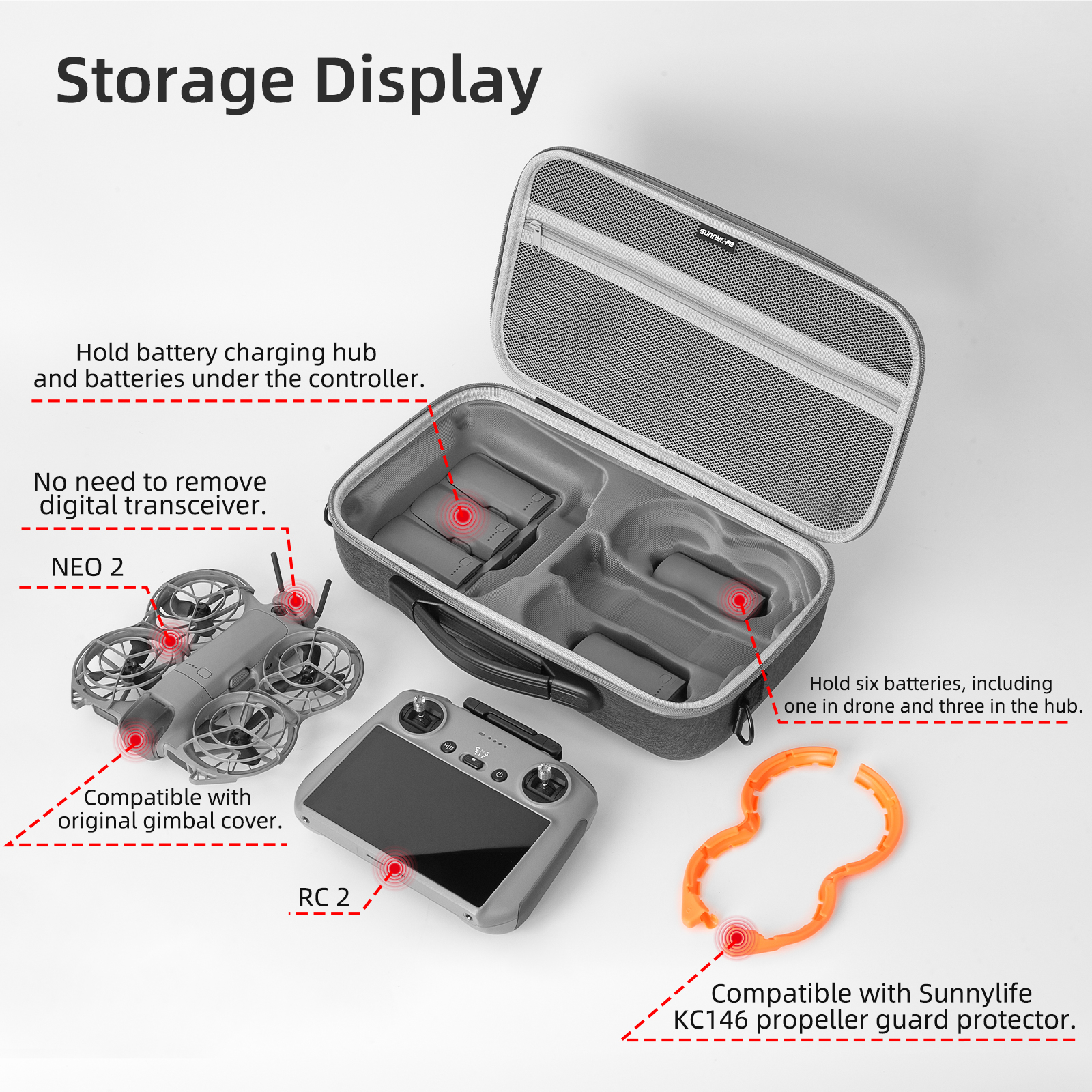 Portable Carrying Case For DJI - Fpv Drone Bag recensione e prezzo