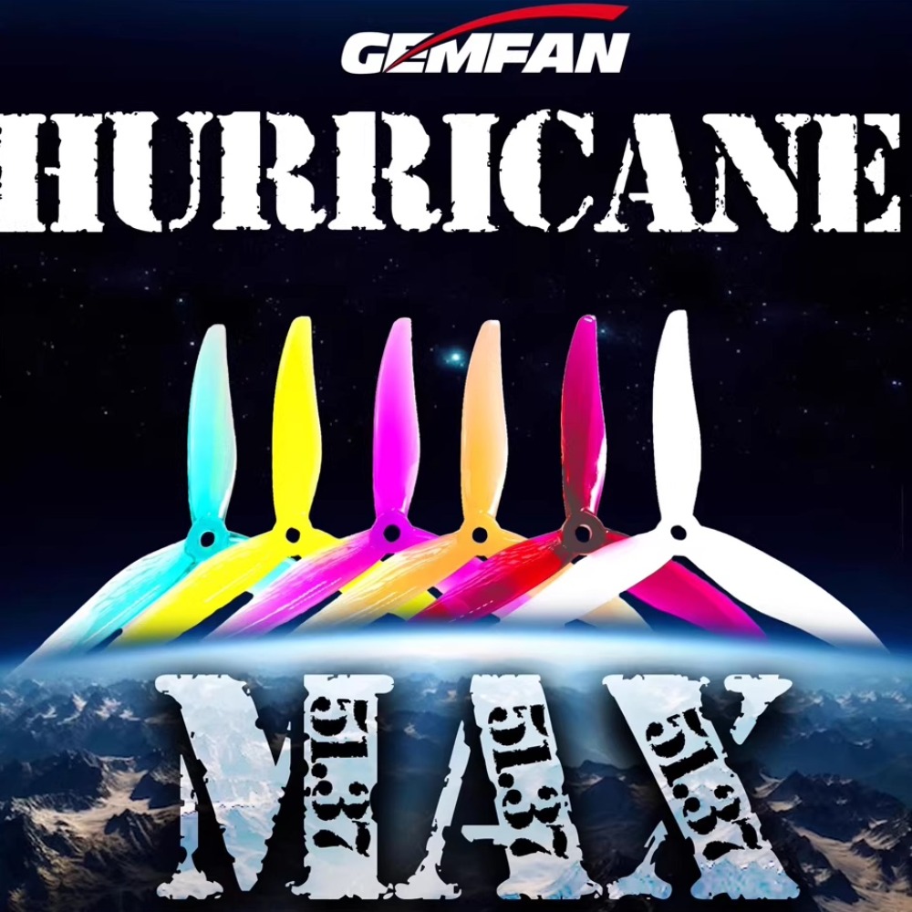 2Pairs Gemfan Hurricane 51377  - Fpv Drone Motor recensione e prezzo