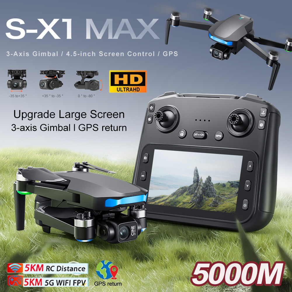 New S-X1 MAX Drone GPS 8K Prof - Fpv Drone Charger recensione e prezzo