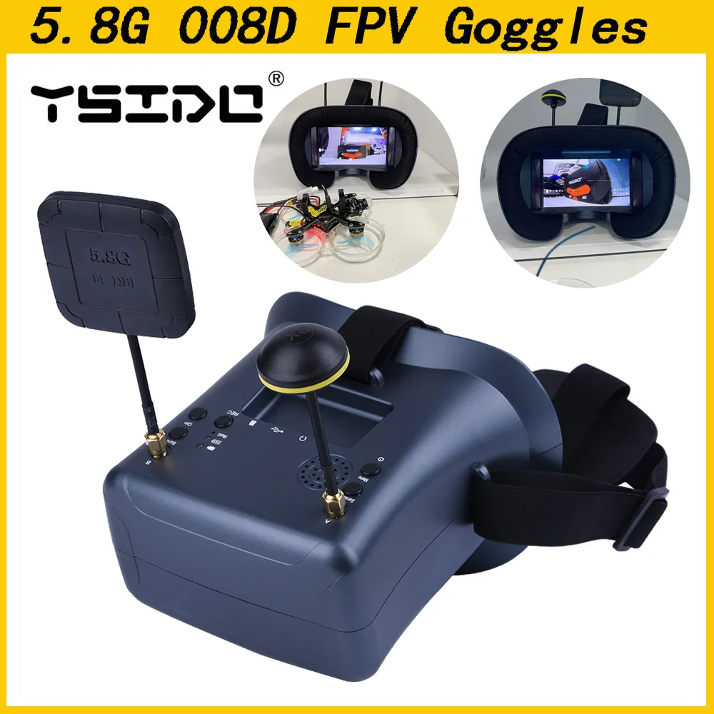 5.8G 40CH 4.3 Inch 800*480 Vid - Fpv Drone Goggles recensione e prezzo